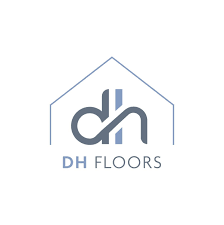 DH Floors logo in a hexagon outline