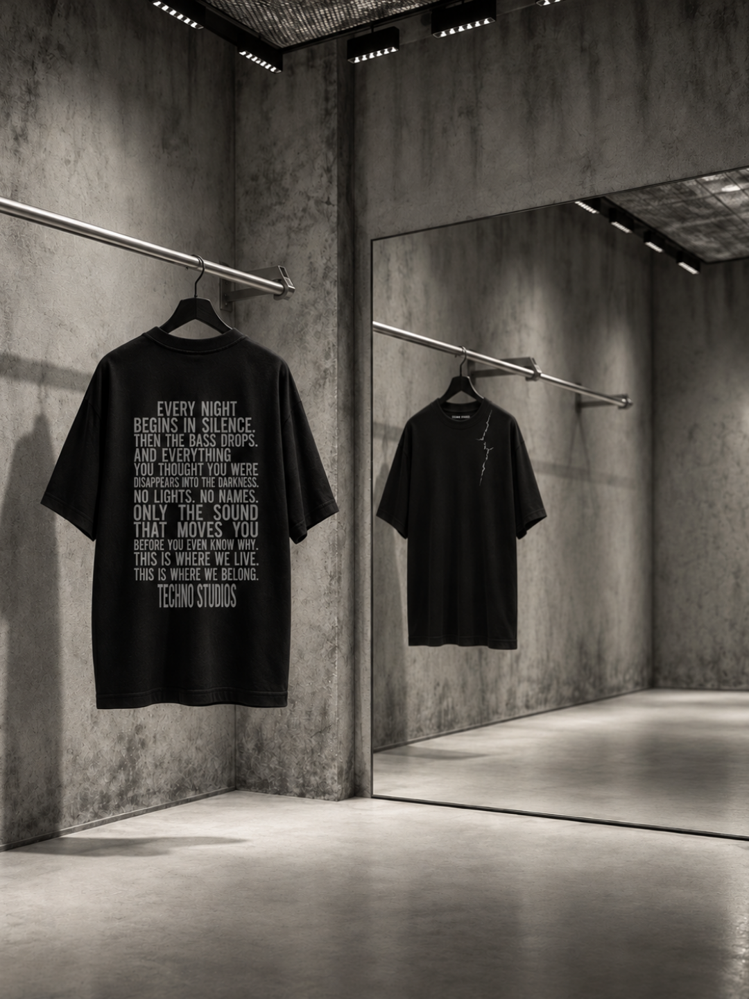 Ts Cult Techno studios T shirt black 