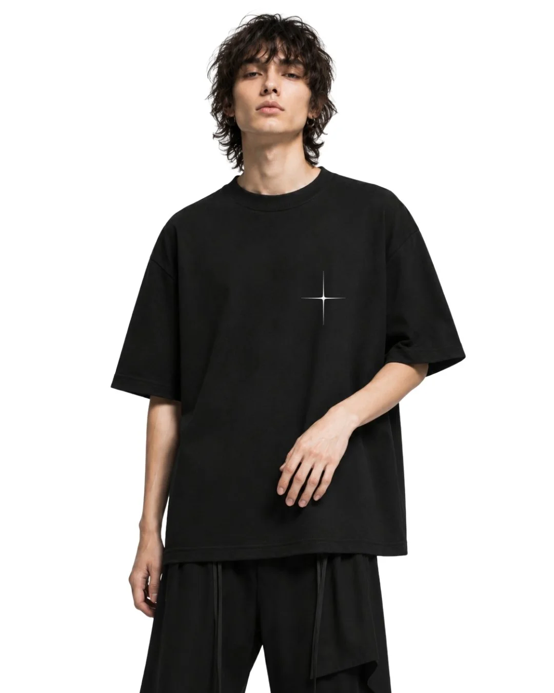 TS THE MORNING BLACK MODEL FRONT.jpg