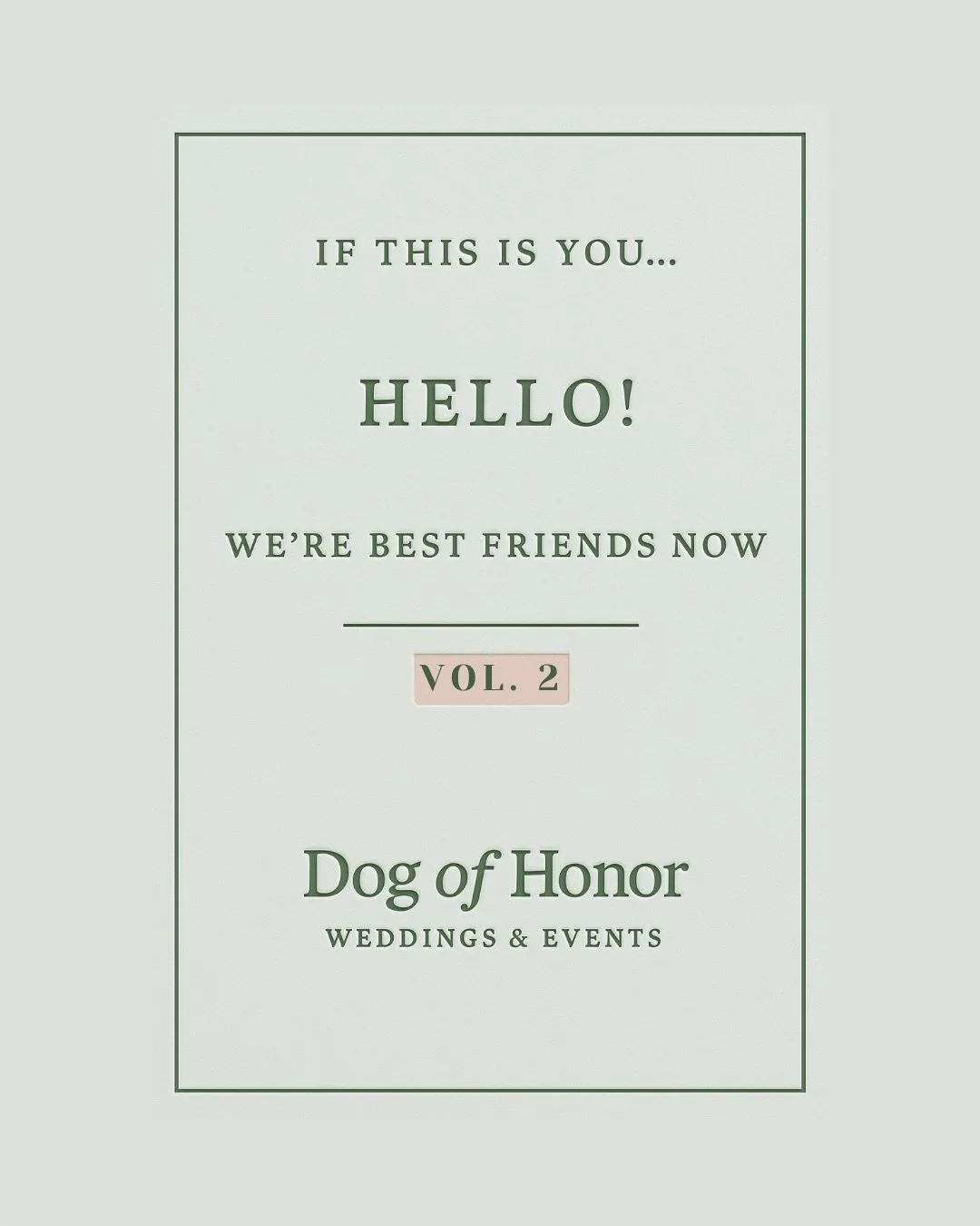 This might be you &mdash;
and honestly, we love that for you.

You&rsquo;d rather splurge on your dog than yourself,
your wedding plans include your dog by default,
and you refuse to explain why.

If this felt a little too accurate&hellip;
🐾 Comment
