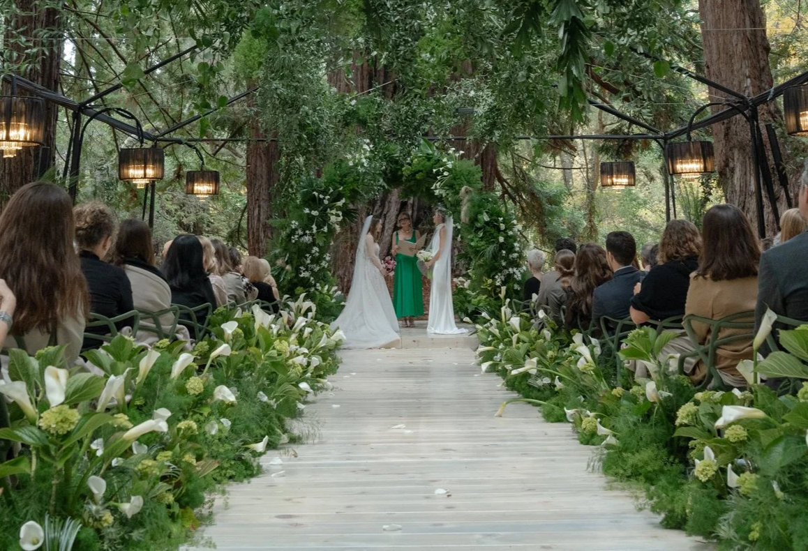 Two brides in Carmel Valley