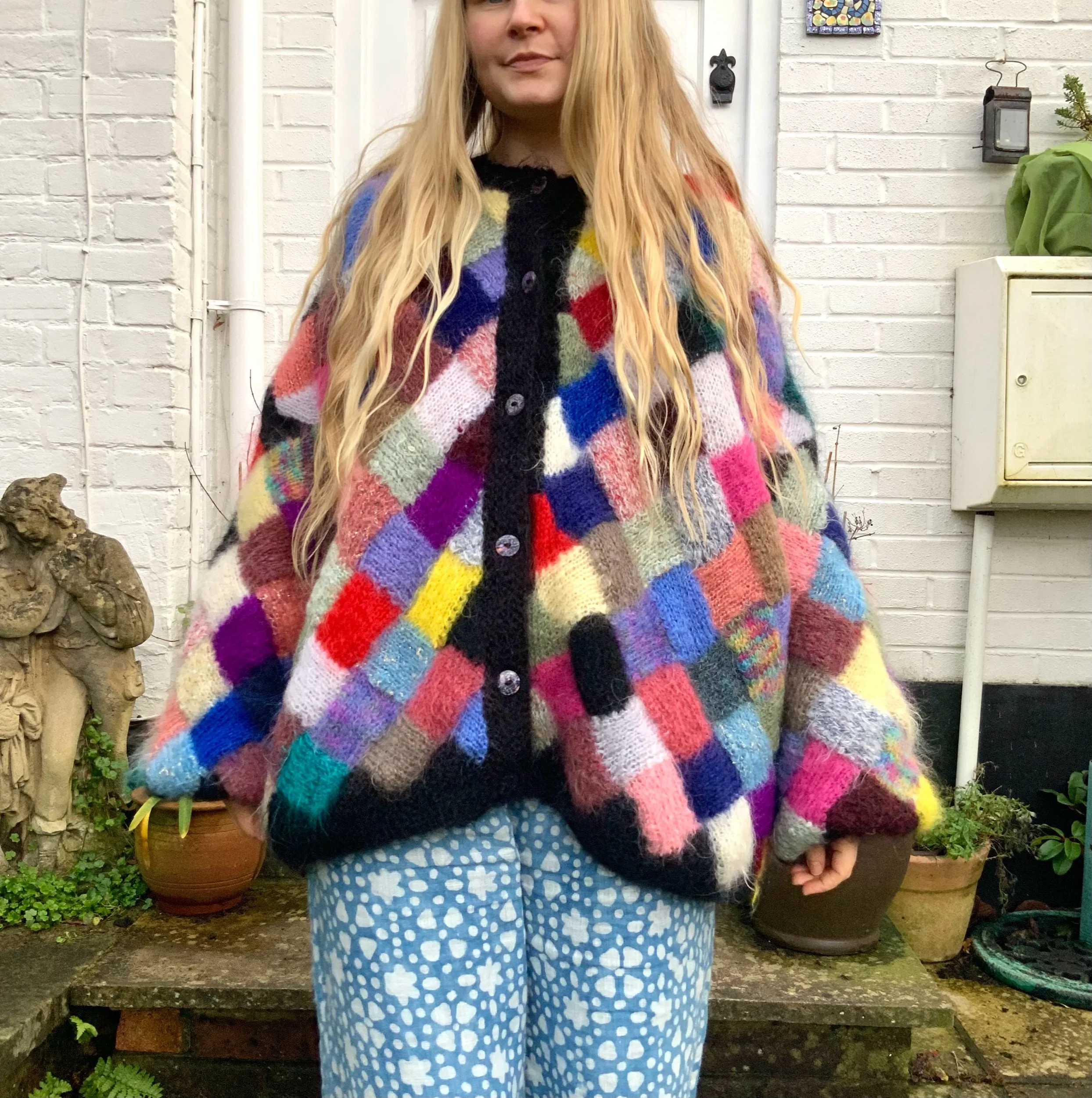 Handmade Rainbow Cardigan 🌈