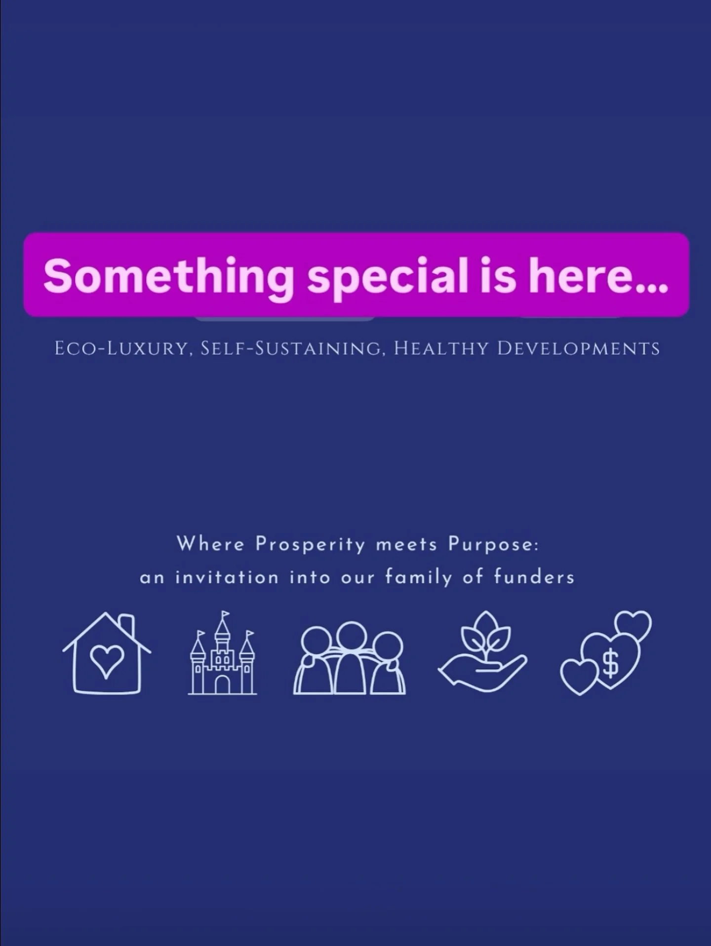 A revolution is underway

Healthy homes, good for us AND our planet
Wellness clubs
Villages that embody true community &amp; connection

Get ready&hellip;
