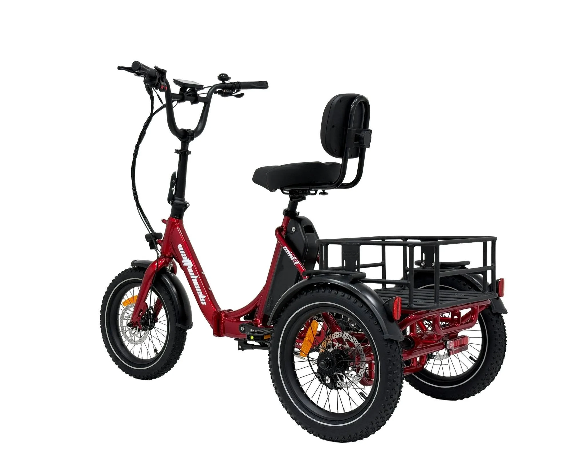 Wattwheels Mini T Trike Folding eTrike - Red