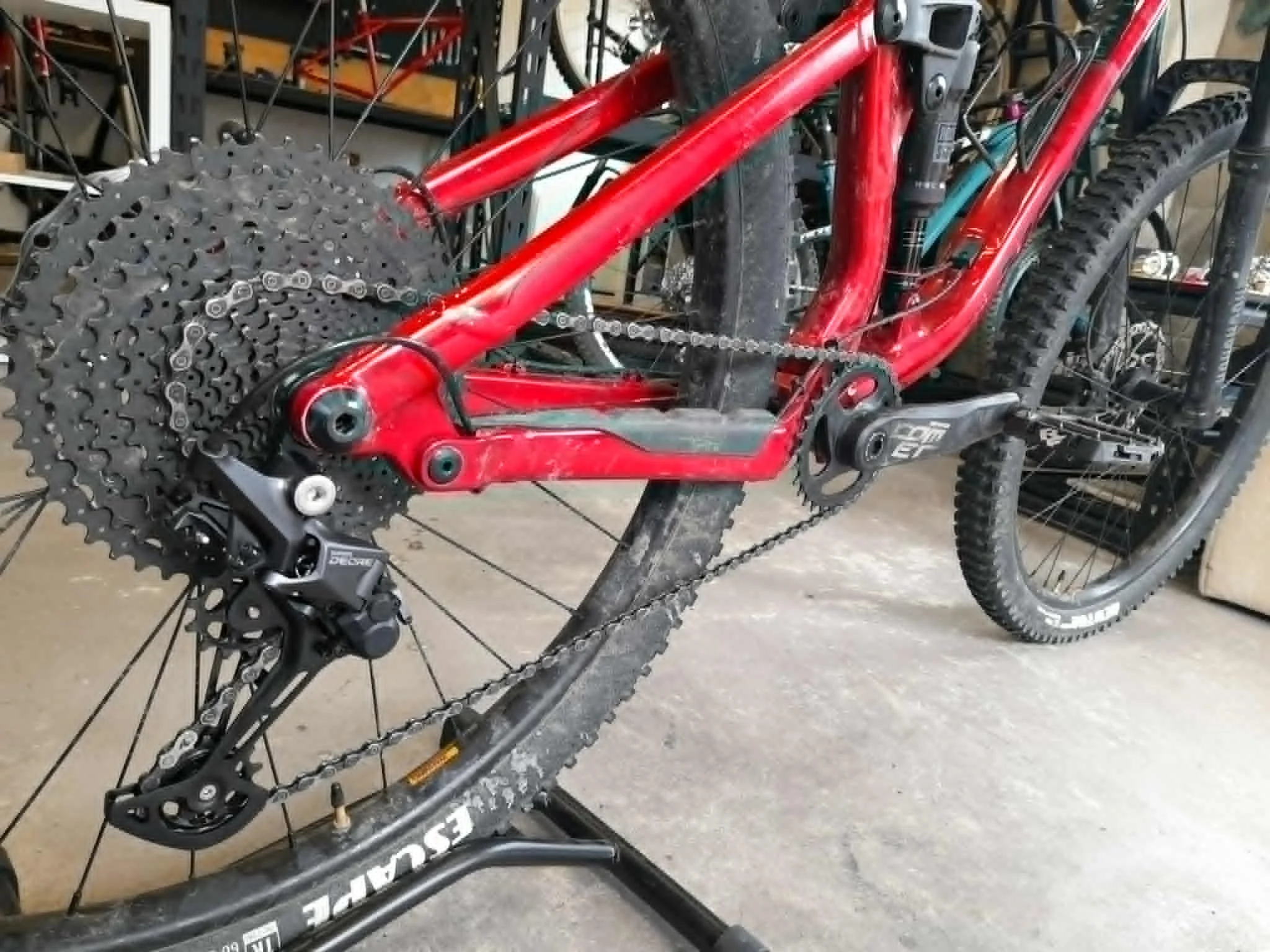 Customers Norco all running sweet again with it's new Shimano Deore rear derailleur after the previous one unfortunately was over tuned and had a visit into the spokes! 