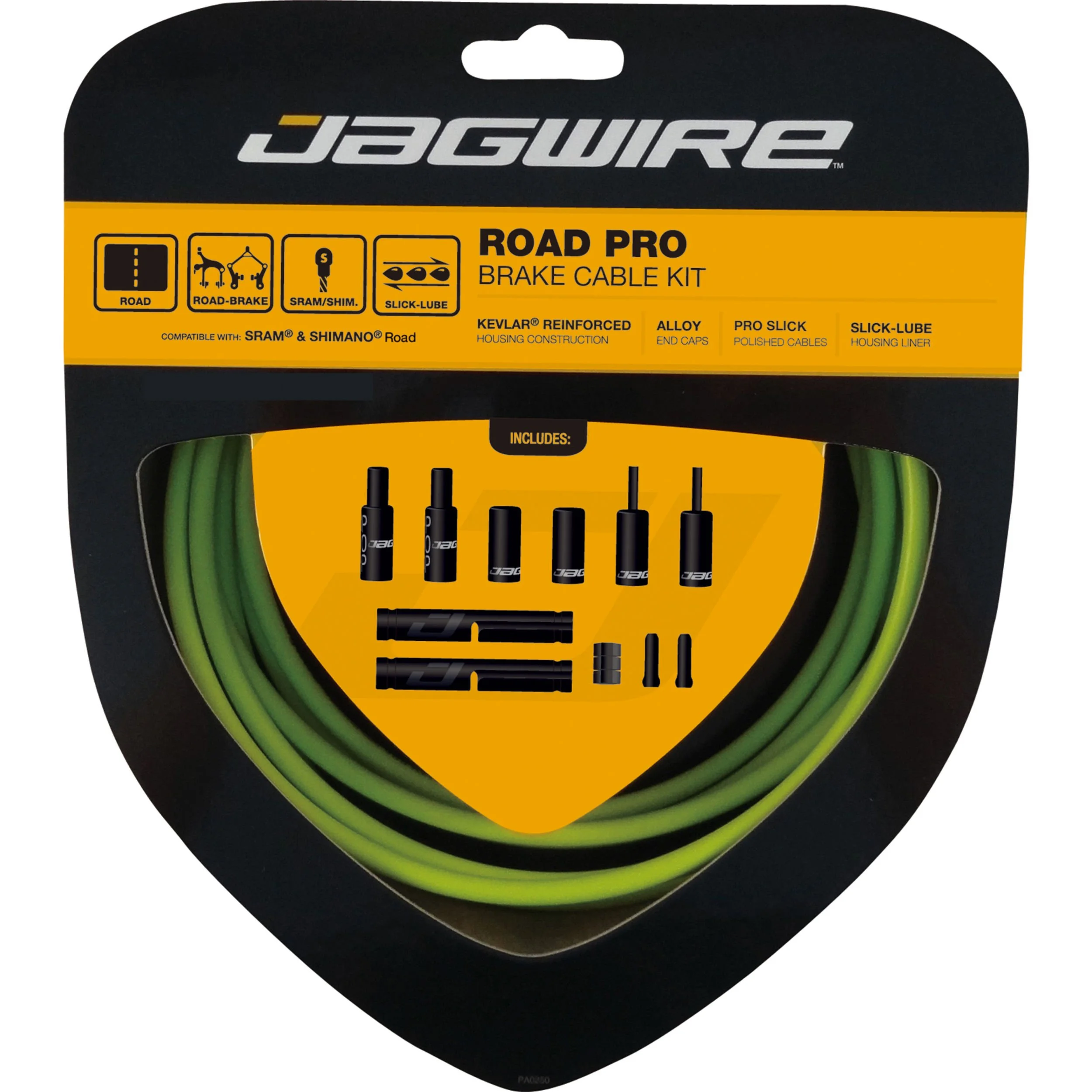 Jagwire Road Pro Brake Cable Kit Organic Green.jpg