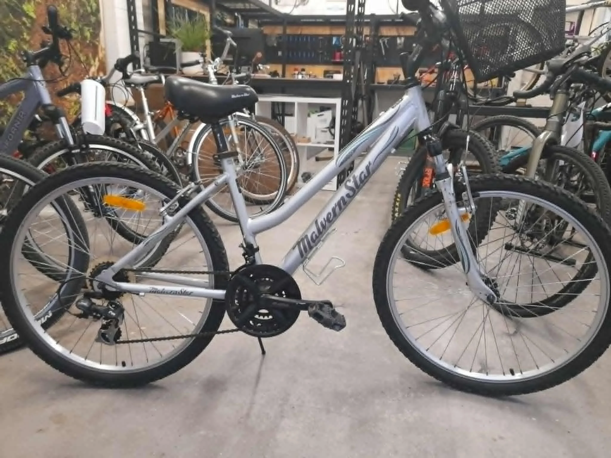 Base level Malvern Star urban bike ready for the new shared paths after it's freshen up service.