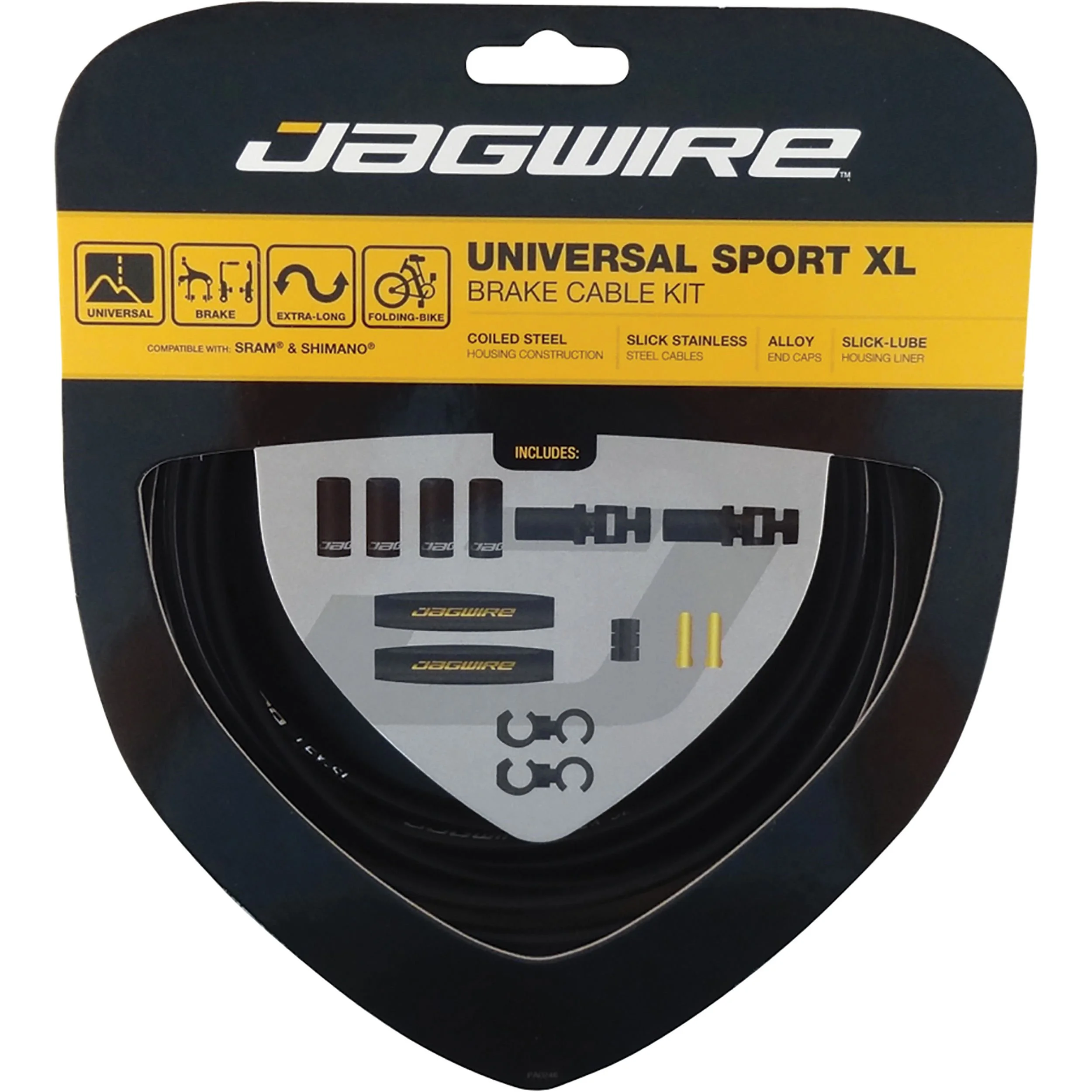 Jagwire Sport - Brake Cable Kit / Slick Stainless Steel