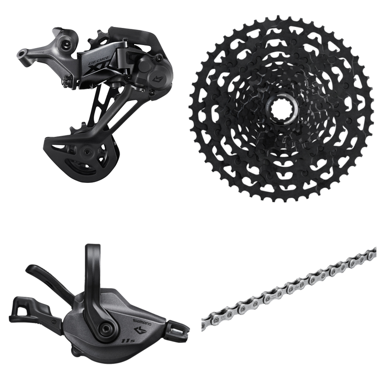 Shimano Deore XT M8130 Linkglide 11 Speed Groupset - 4 Piece