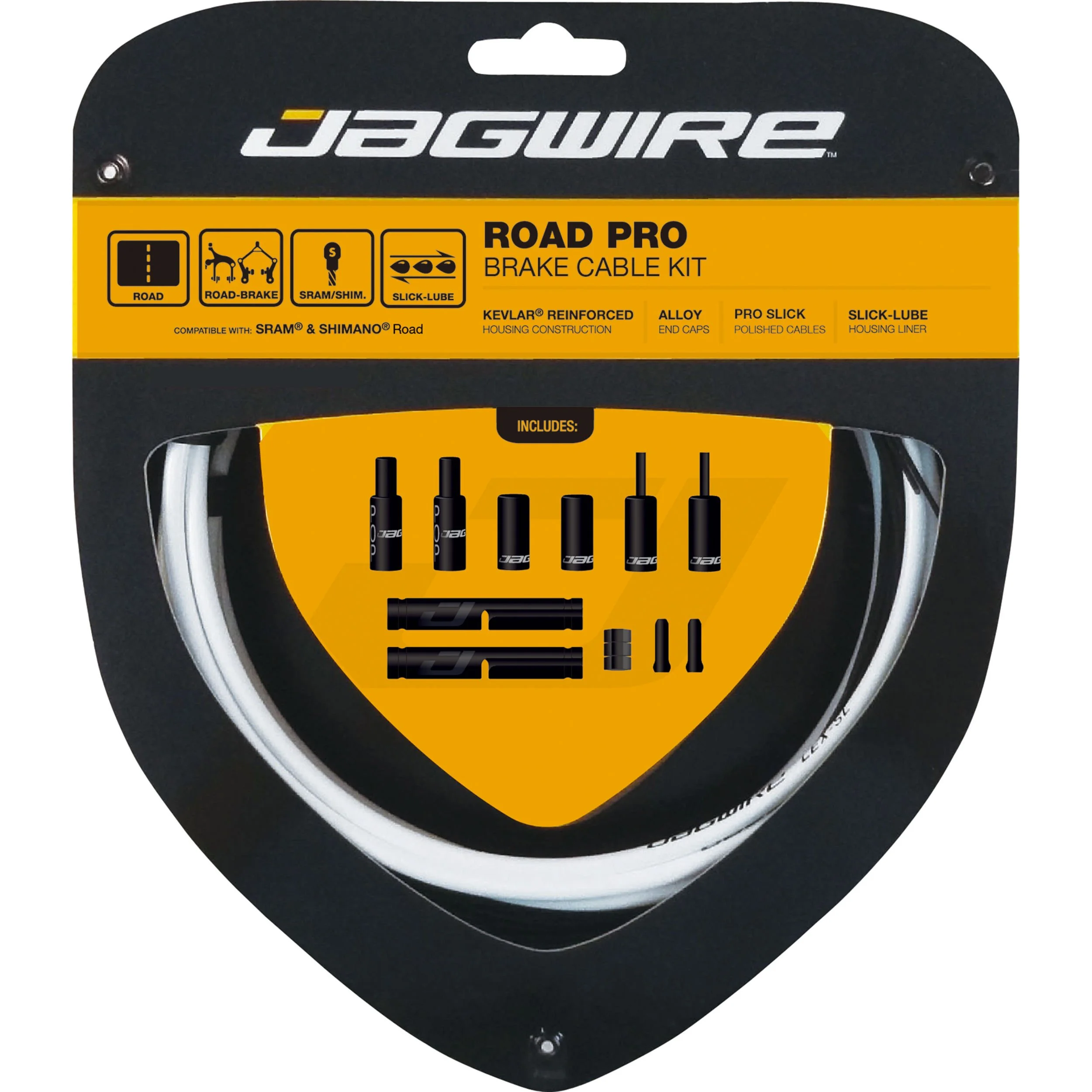 Jagwire Road Pro Brake Cable Kit White.jpg