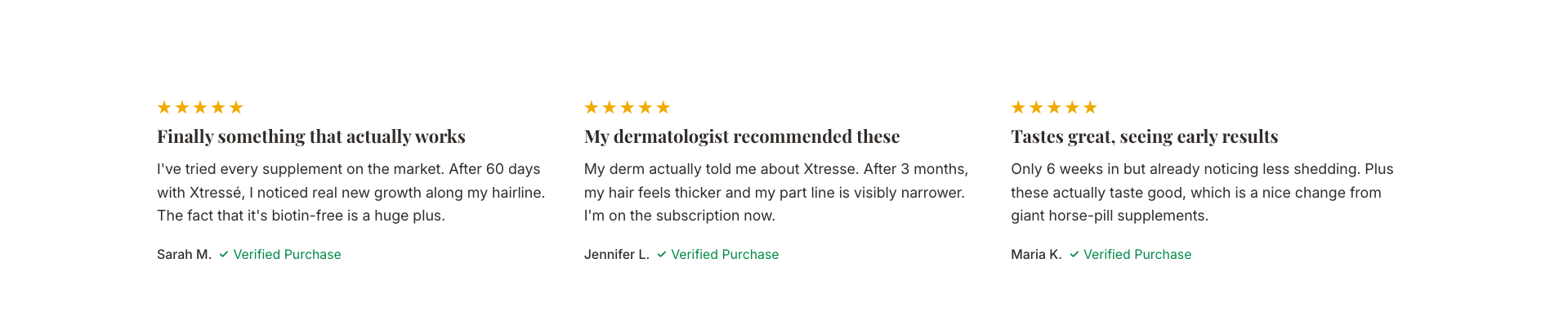 XTRESSE REVIEWS from real customers