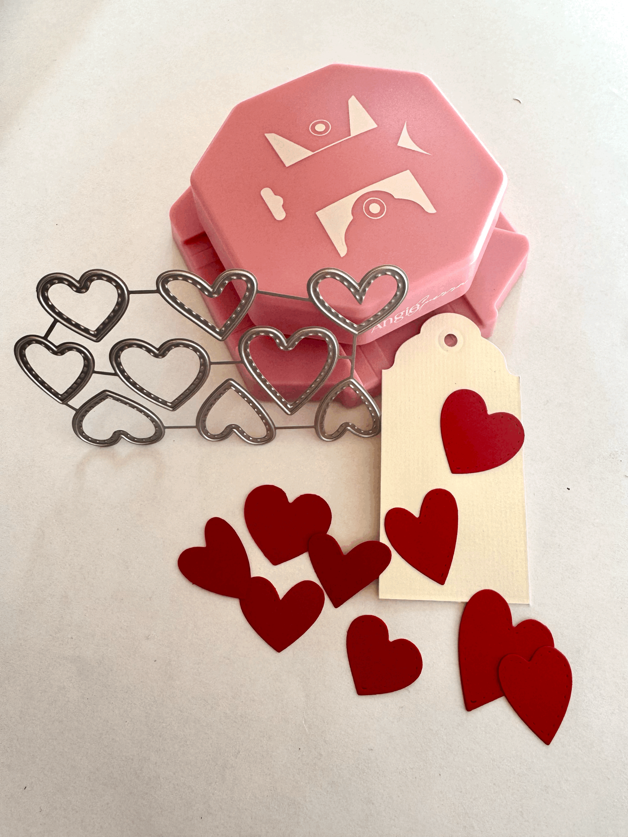 Troquel corazones varios 1