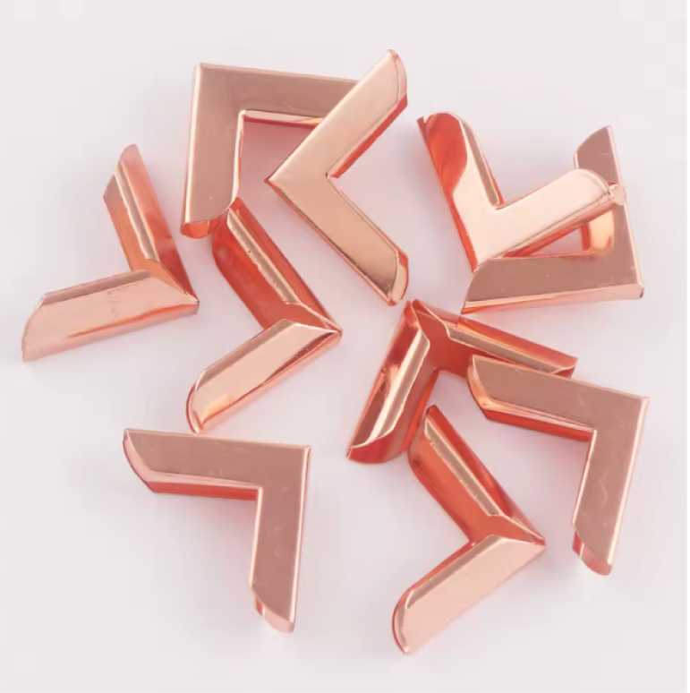Esquinero rose gold 4 pzas