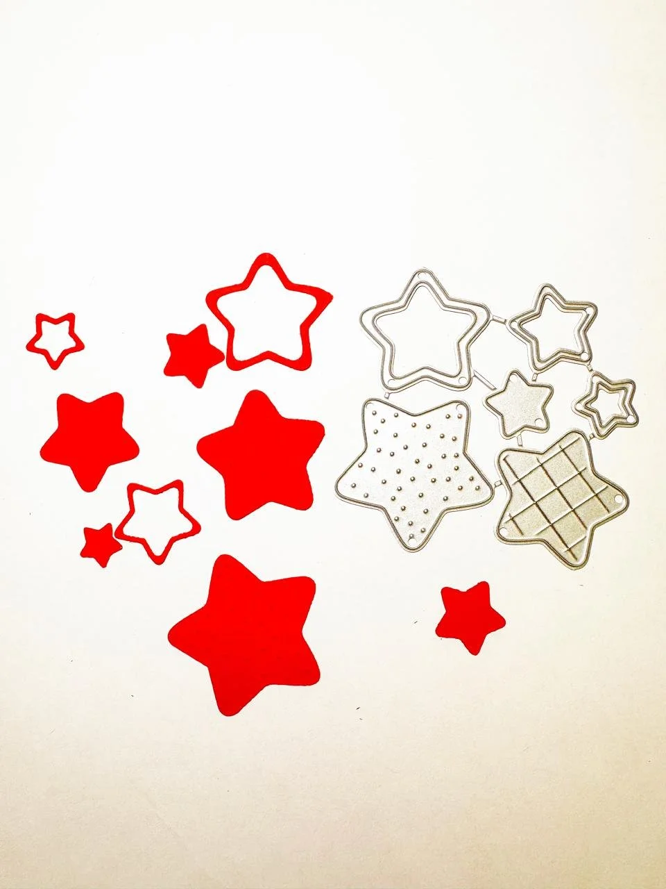 Troquele estrellas tags