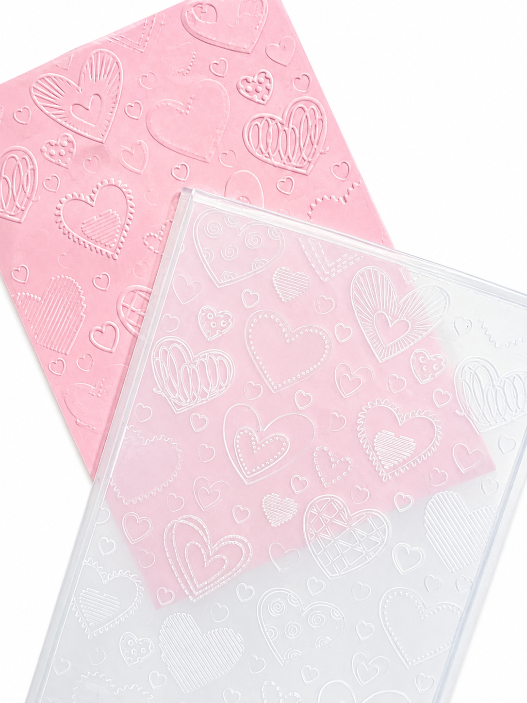 FOLDER EMBOSS CORAZONES