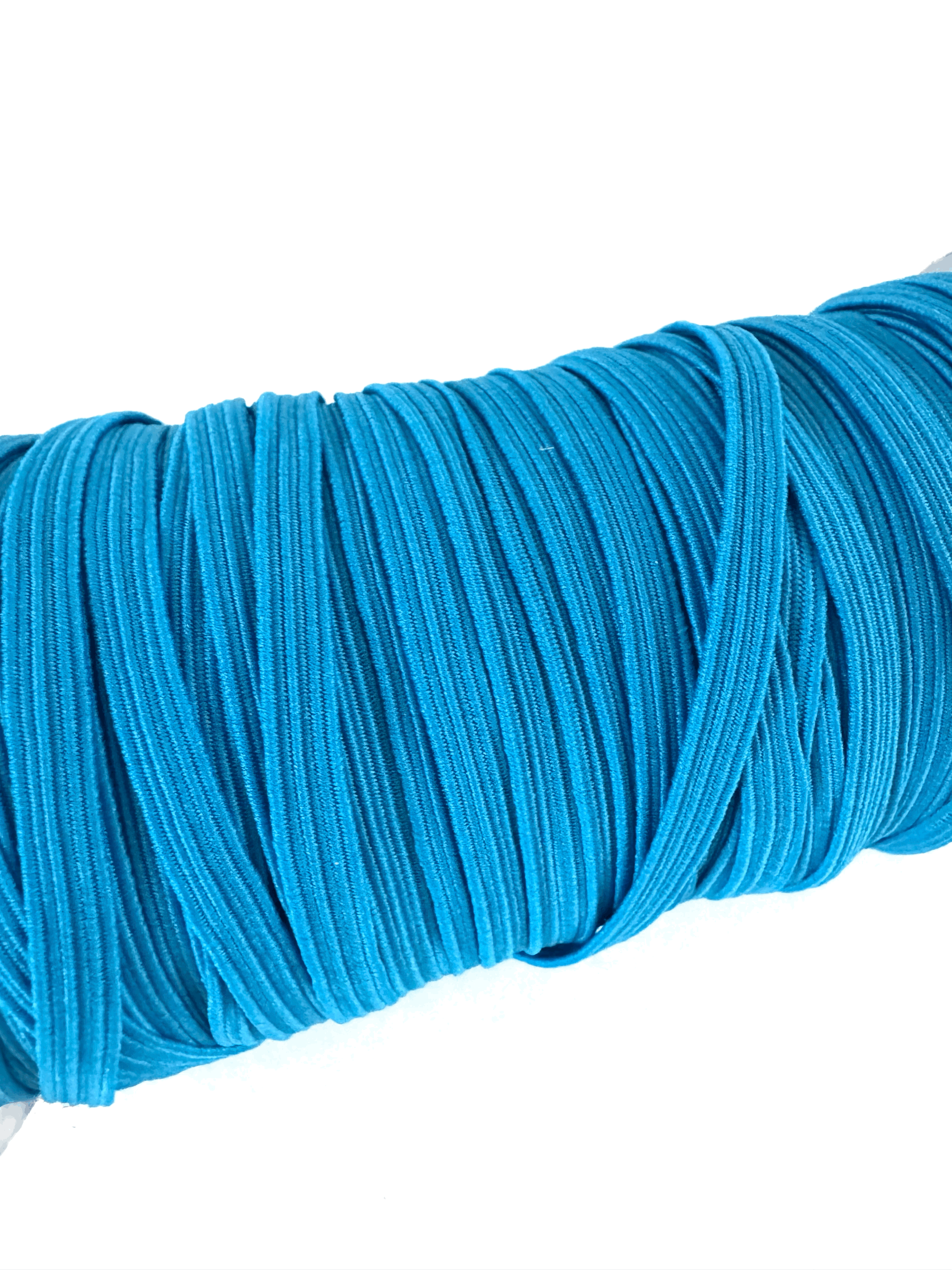 Elastico mate azul rey claro 5mts 6mm
