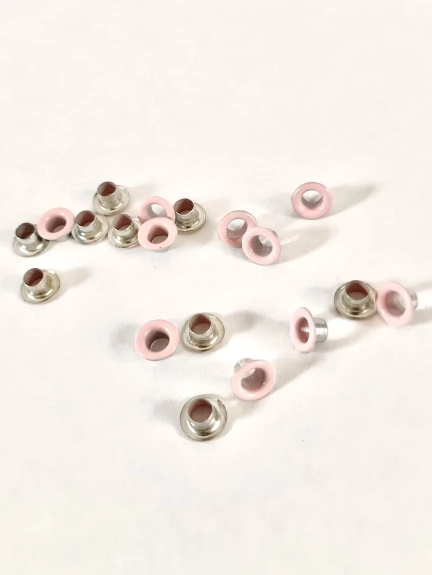 Ojillos rosa bb 4mm 20pz
