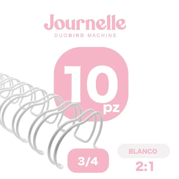 ARILLO MET.  BLANCO 3/4 '' PAQ.10 PZA