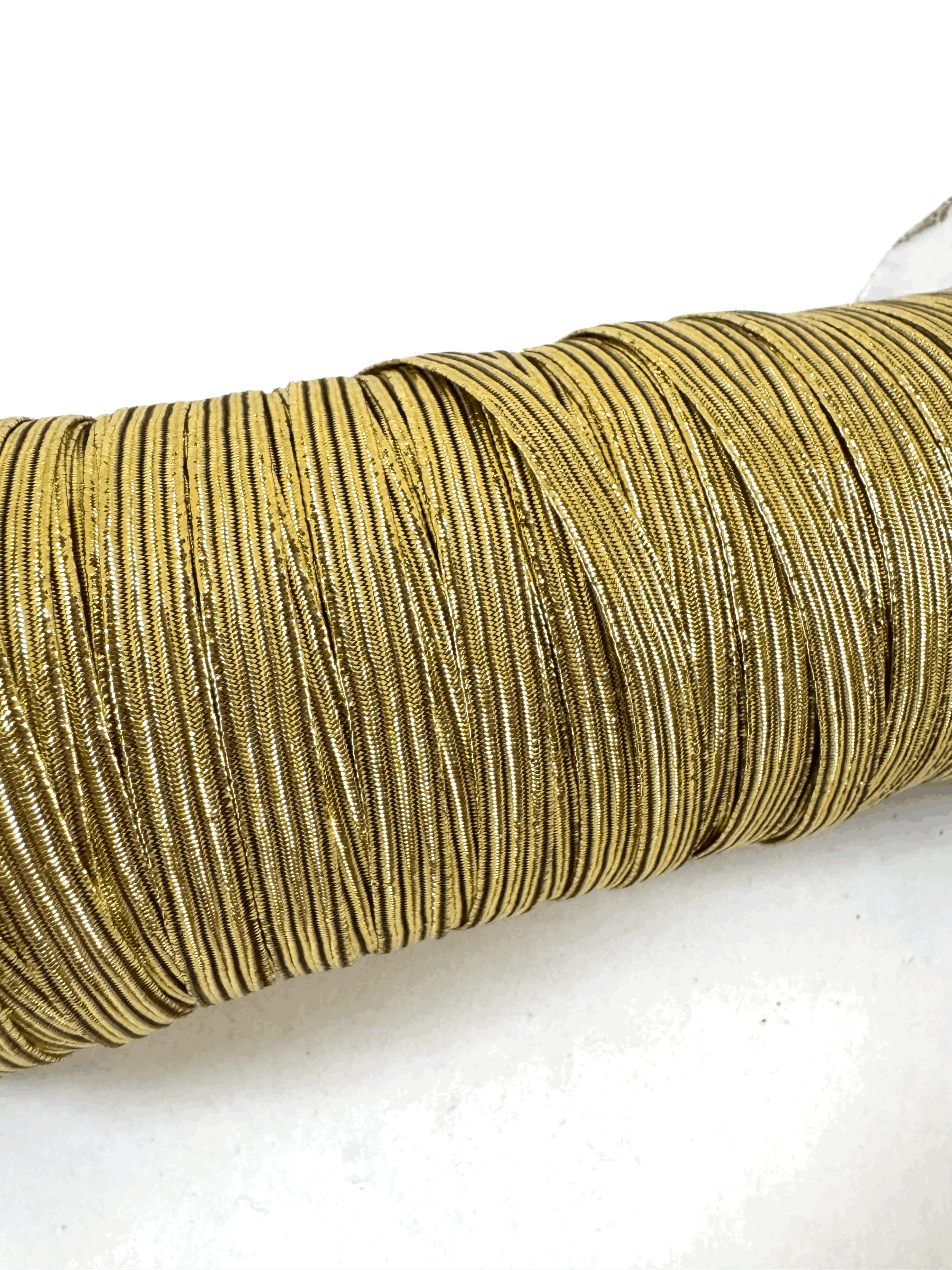 Elastico brillo champagne 5mts 6mm