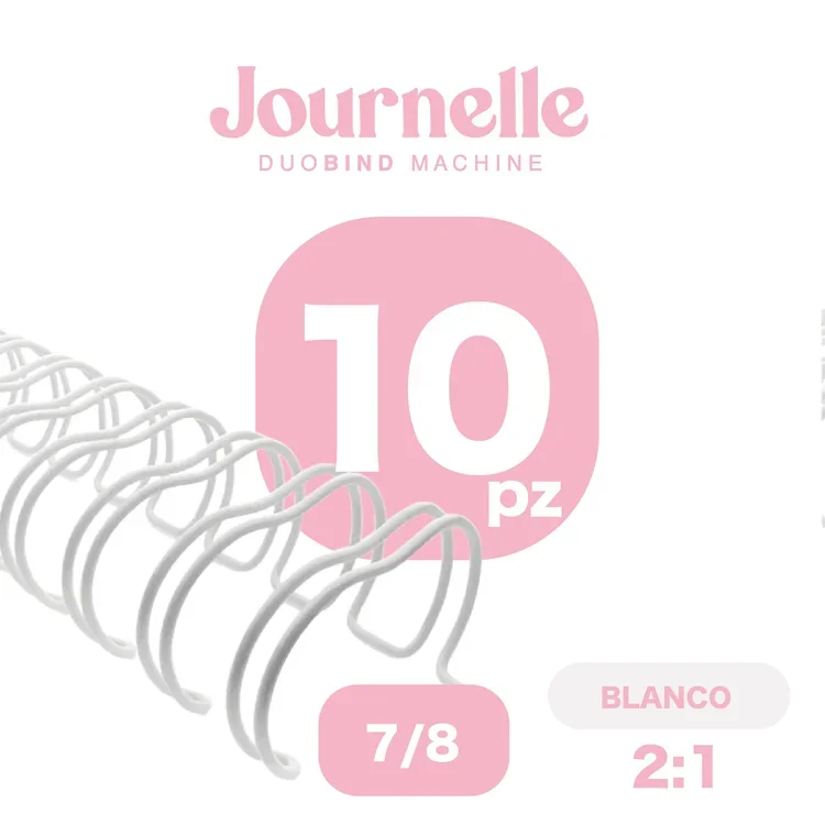 ARILLO MET.  BLANCO 7/8 '' PAQ 10 PZA