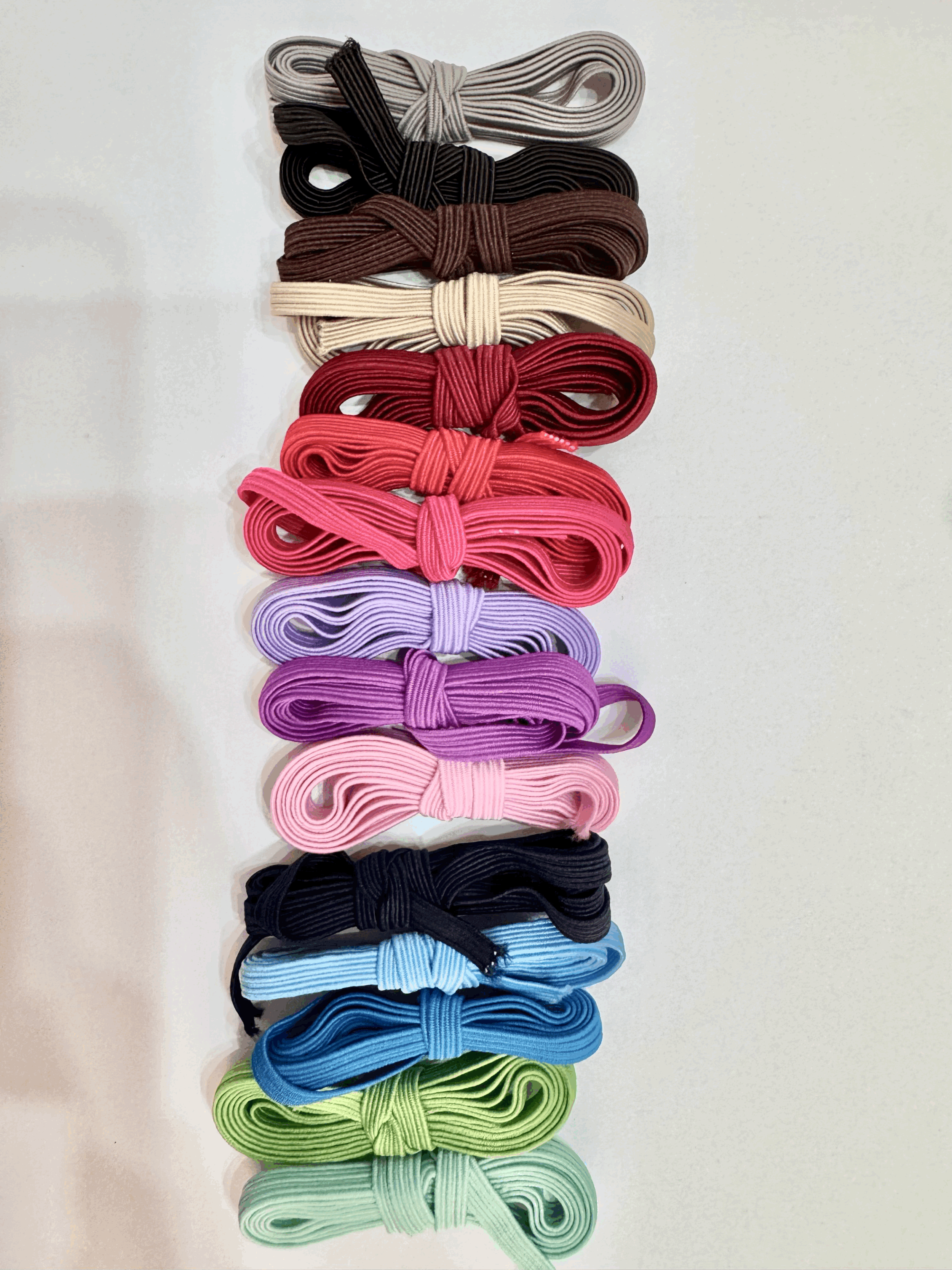 Elastico mate surtido 15mts 6mm