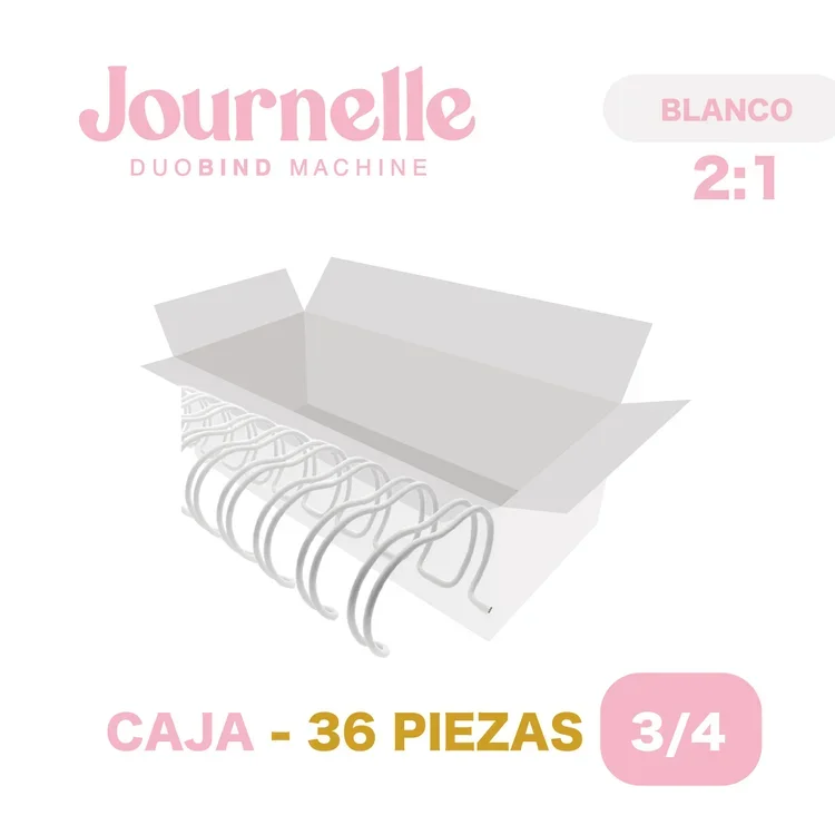 ARILLO MET.  BLANCOS 3/4 '' 36 pz