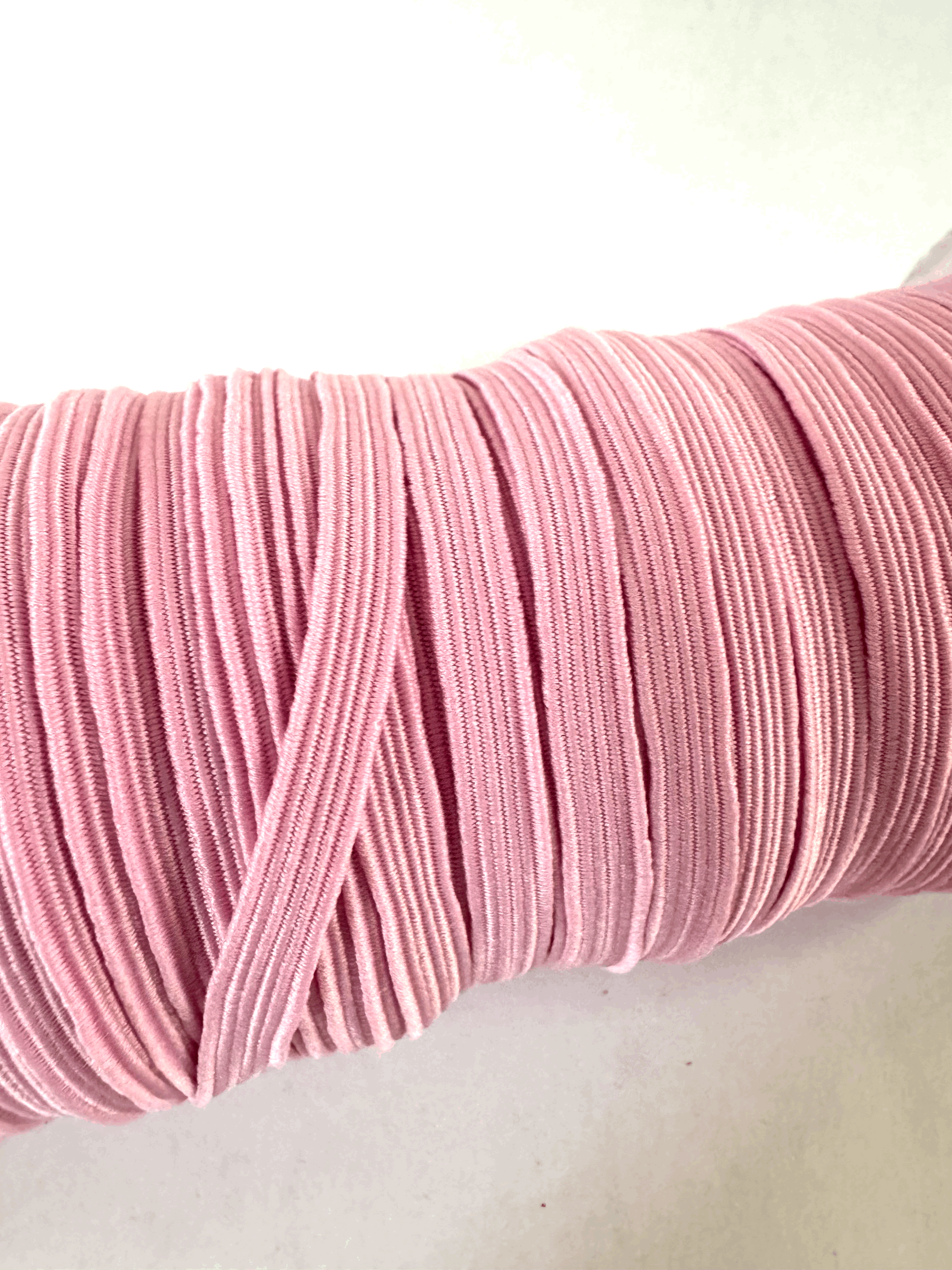 Elastico mate rosa bb 5mts 6mm