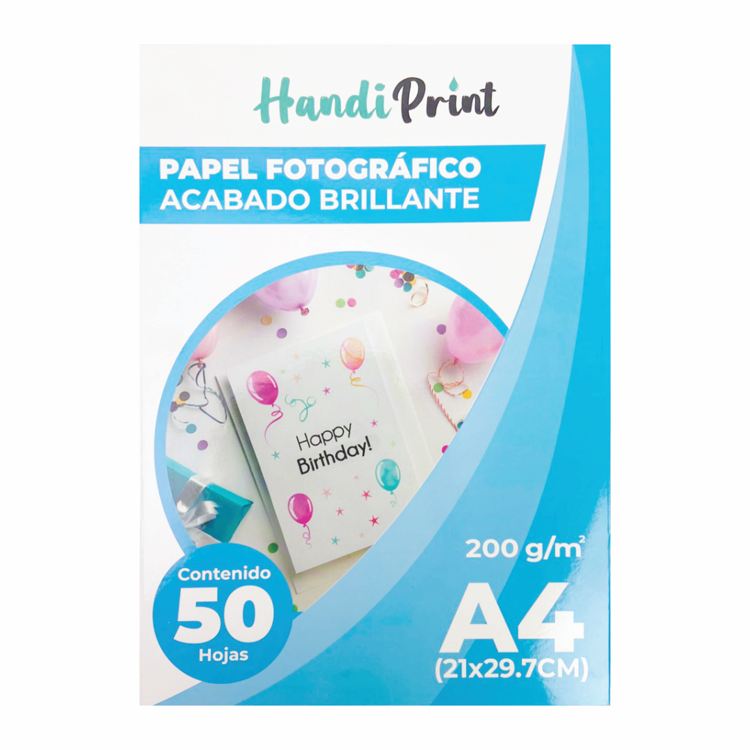PAPEL FOTOGRÁFICO BRILLANTE A4 200 gr.