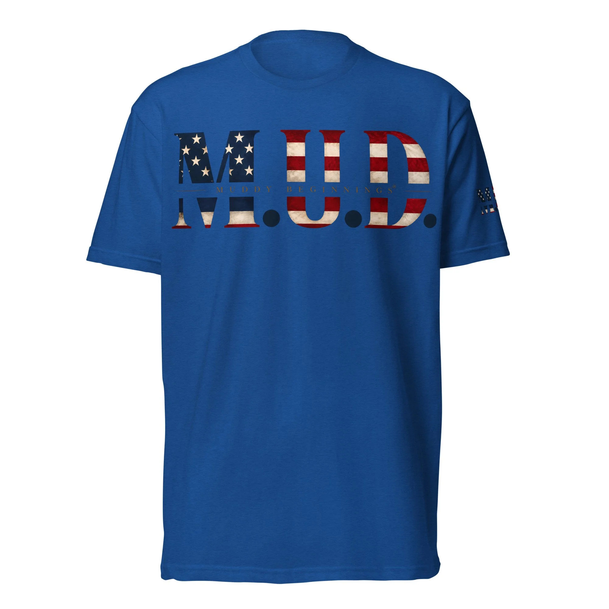 Patriotic Brand Logo | M.U.D. Graphic Tee