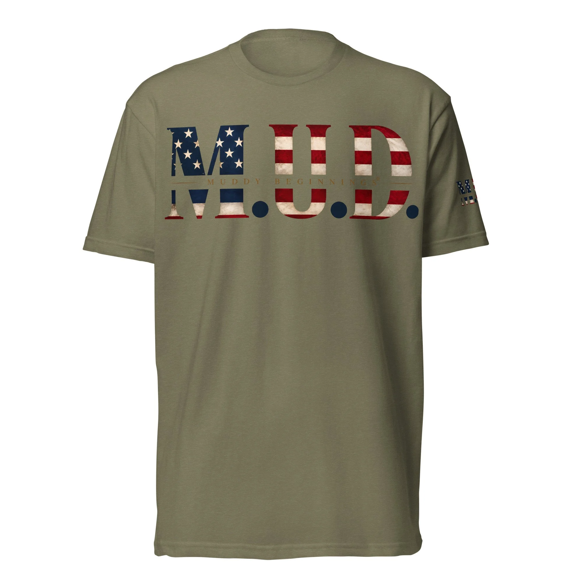 Patriotic Brand Logo | M.U.D. Graphic Tee