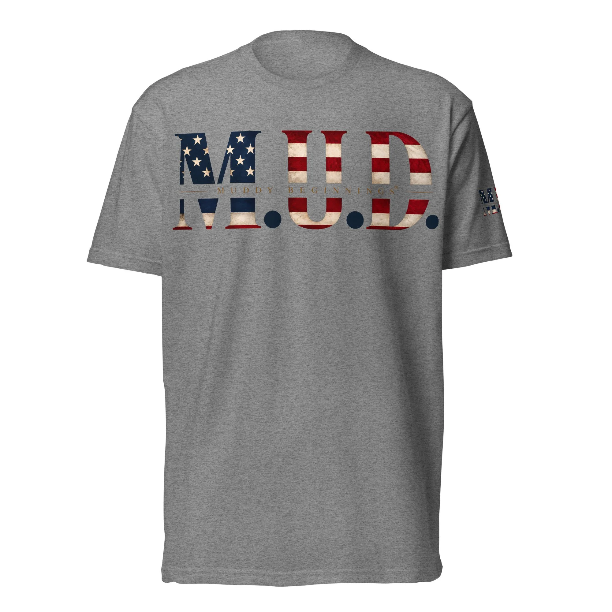 Patriotic Brand Logo | M.U.D. Graphic Tee