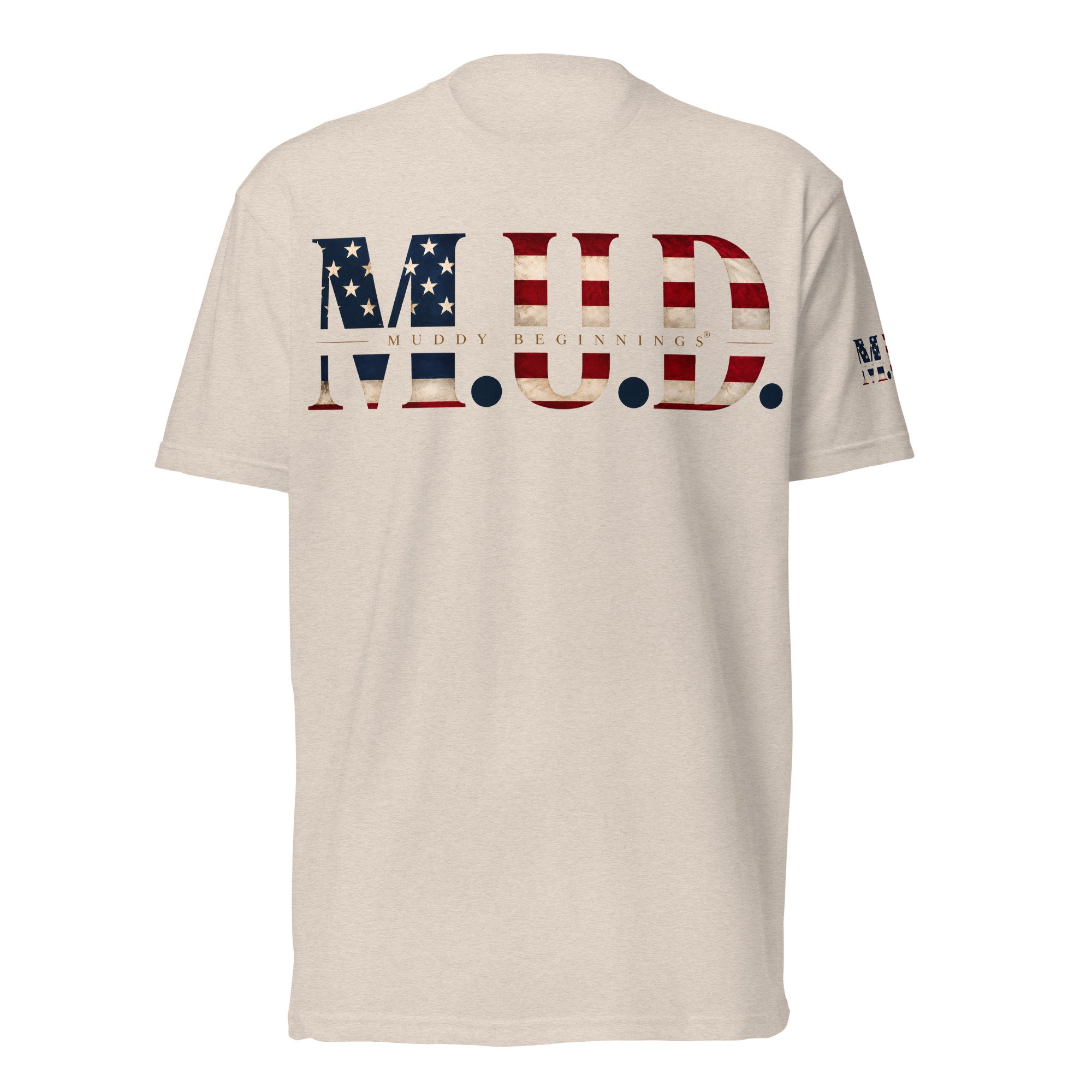 Patriotic Brand Logo | M.U.D. Graphic Tee