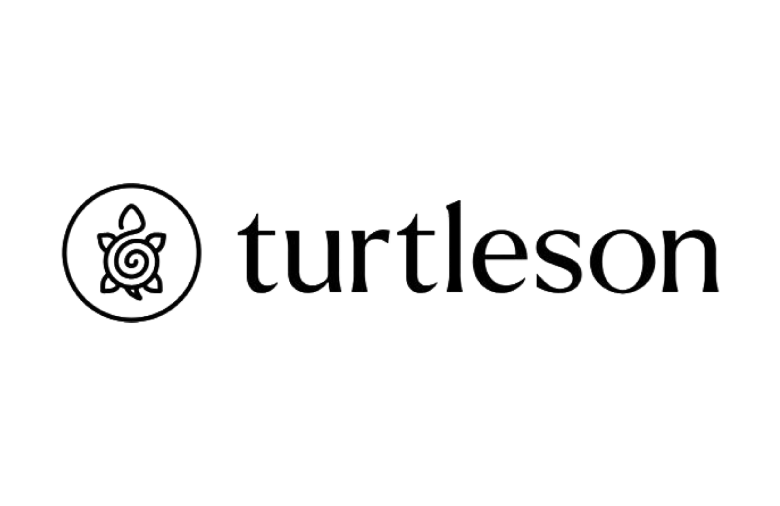 Turtleson black logo png