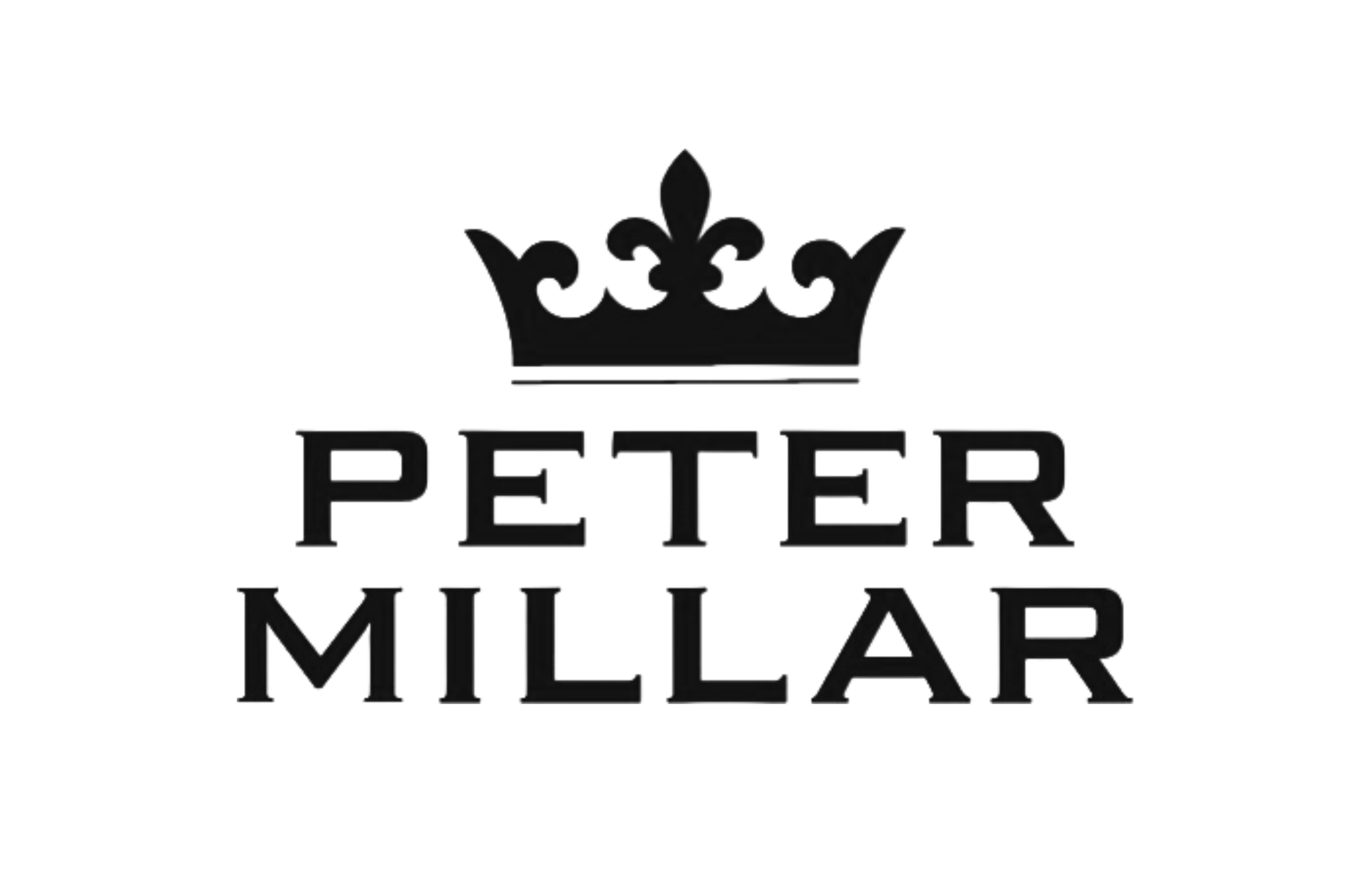 Peter millar black logo png