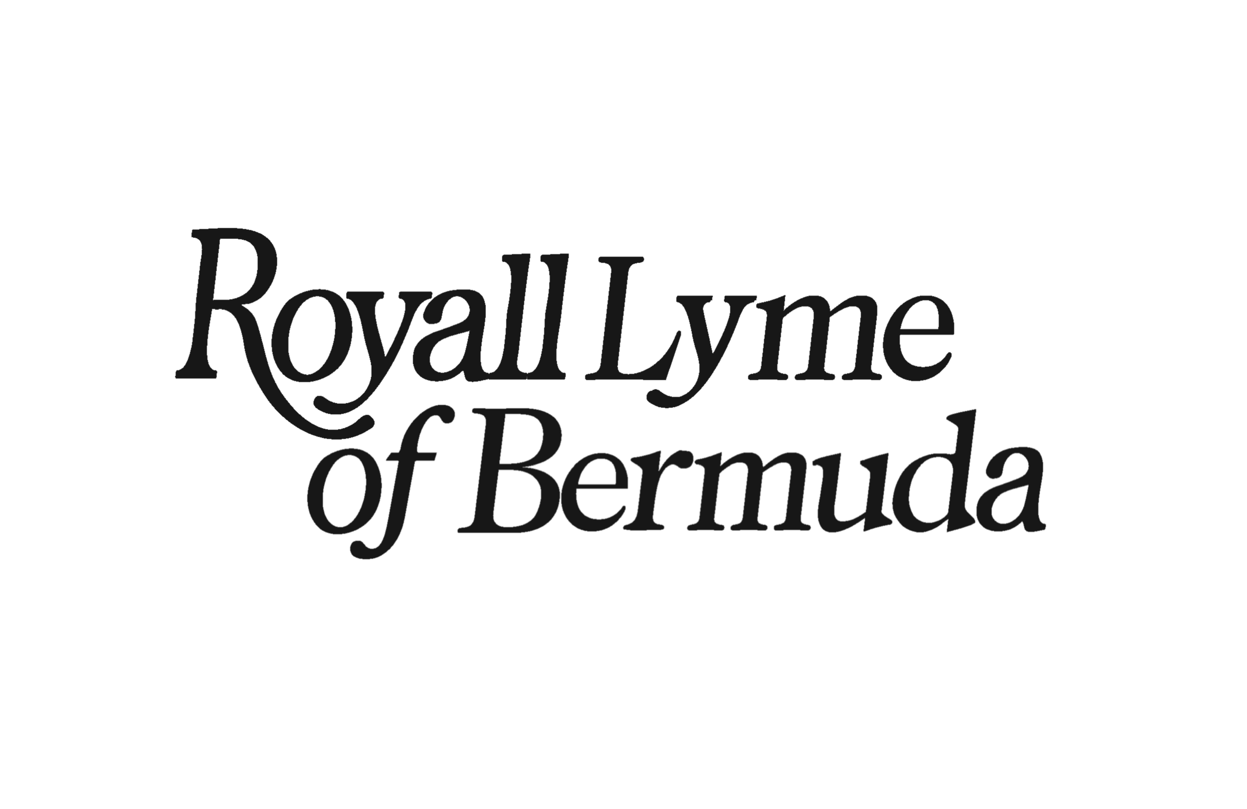 Royal Lyme of Bermuda black logo png