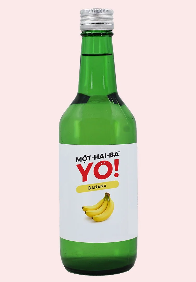 Plain Green Soju Bottle Glass Alcohol Container