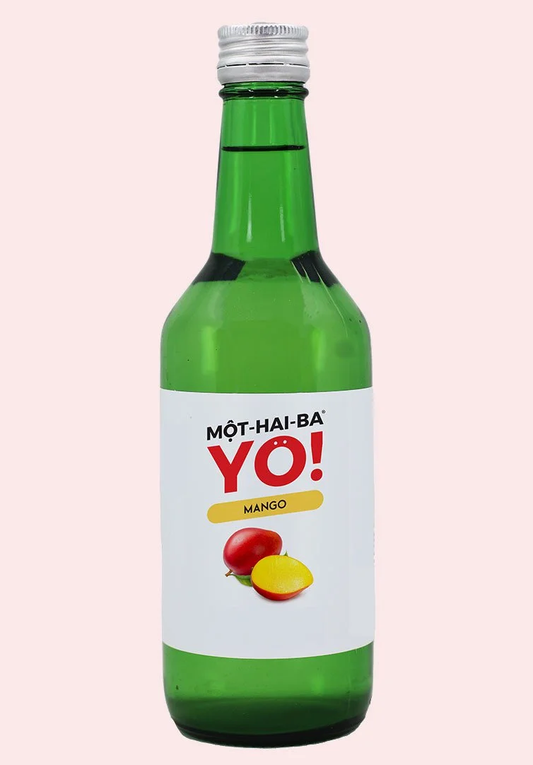 Plain Green Soju Bottle Glass Alcohol Container