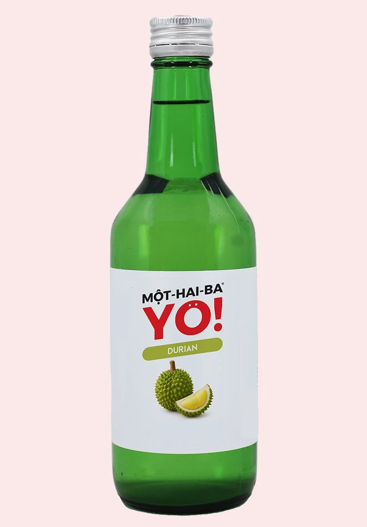 Plain Green Soju Bottle Glass Alcohol Container