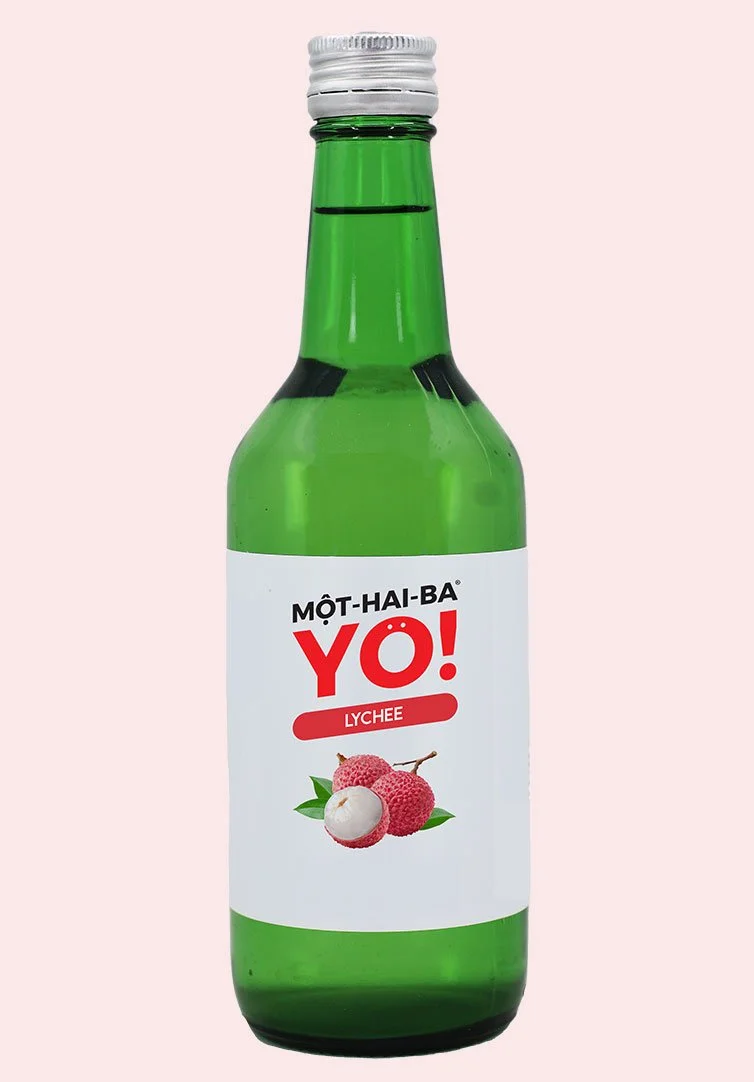 Plain Green Soju Bottle Glass Alcohol Container