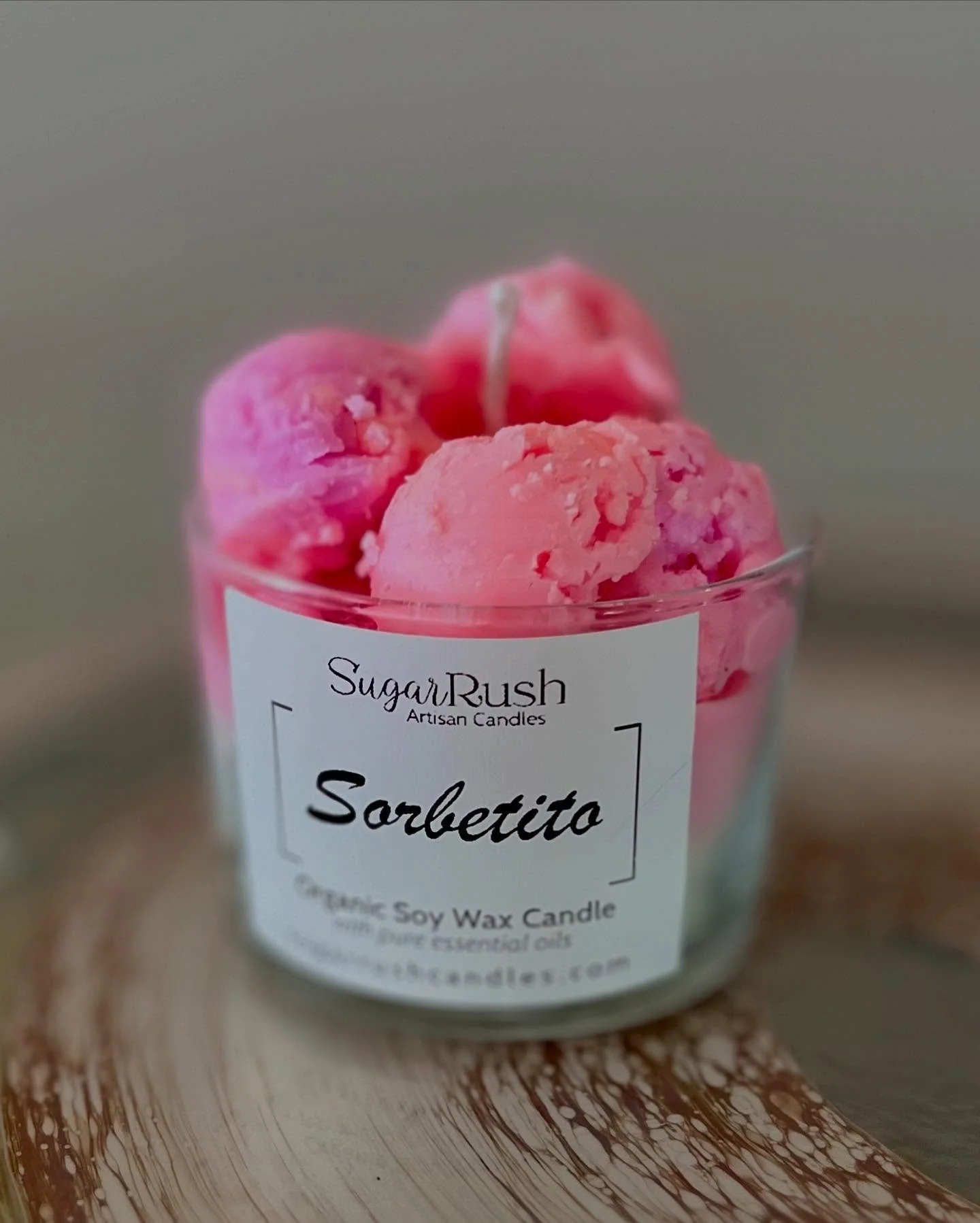 A swirl of pink and purple sweetness inspired by the colorful puestos de nieves of San Miguel! Bright, fruity, and full of local flavor &mdash; this tiny treat brings sunshine, smiles, and a scoop of fun to any room.
You can find this candle on our w