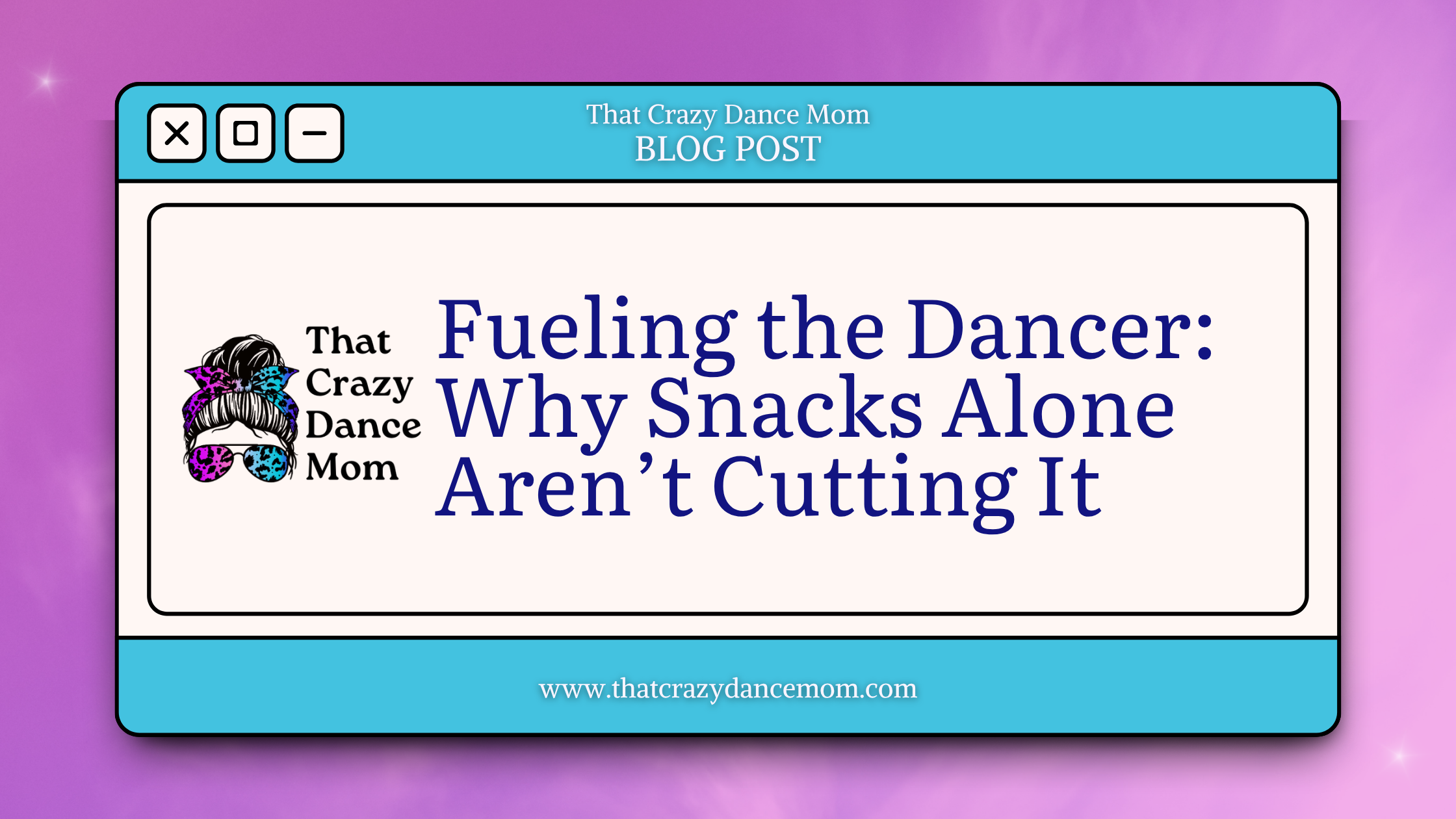 Fueling the Dancer: Why Snacks Alone Aren’t Cutting It