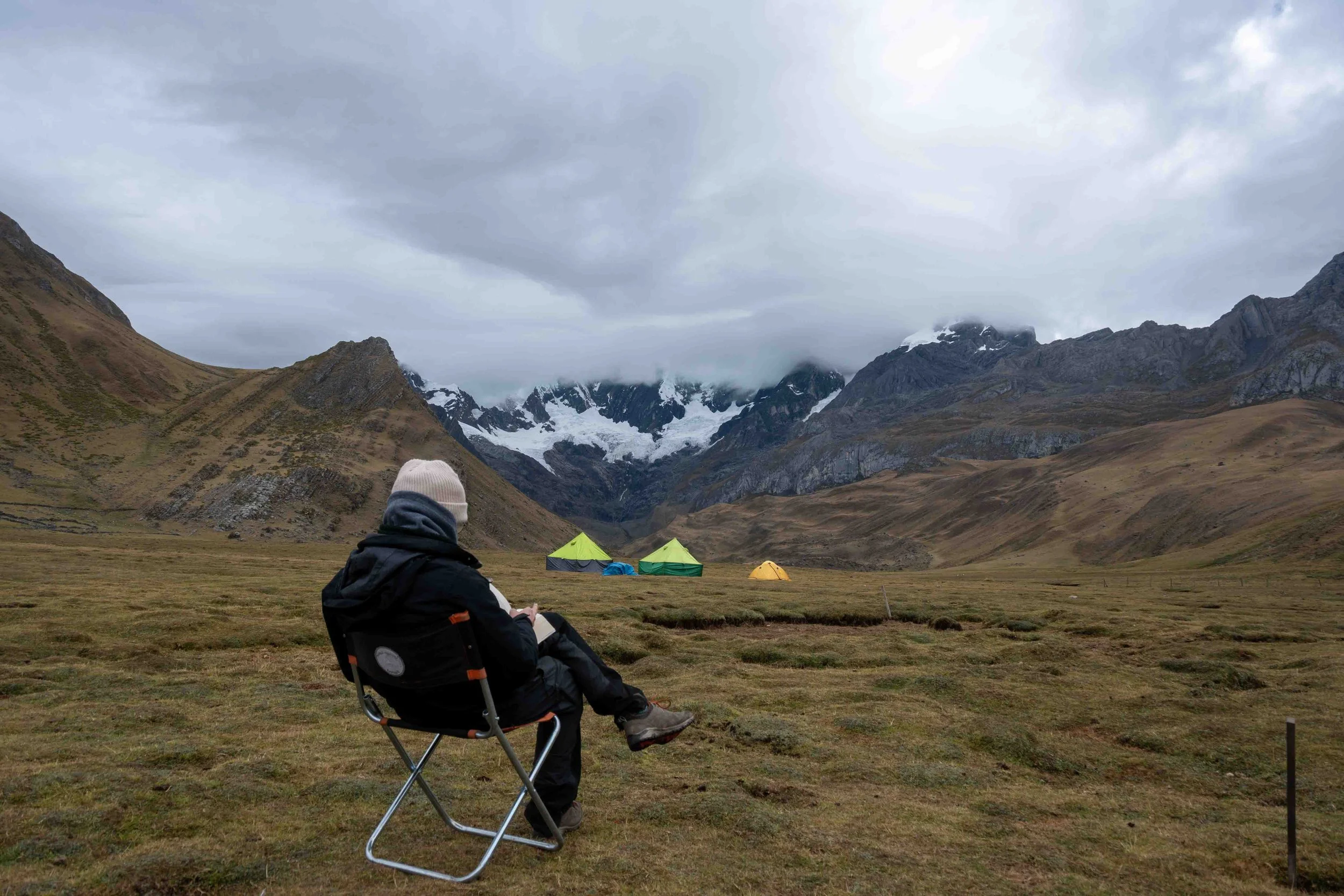 A moment of reflection in the mountains, Huayhuash 2026 