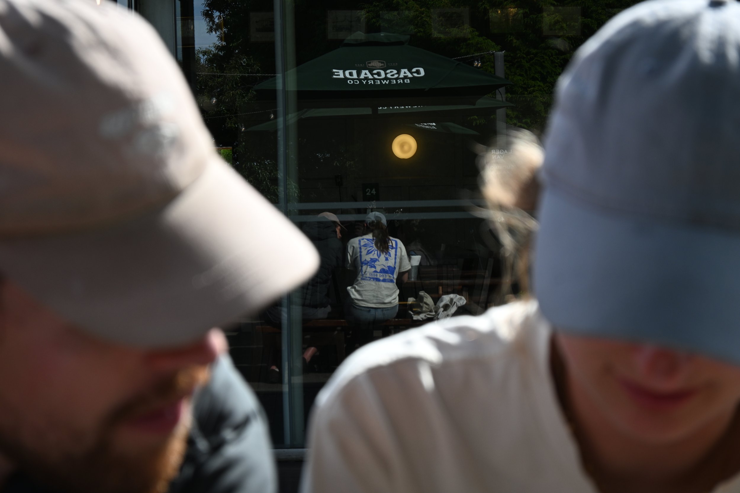 Reflecting together. (Elza & Oli). Cascade Brewery, Hobart. Feb 2026 