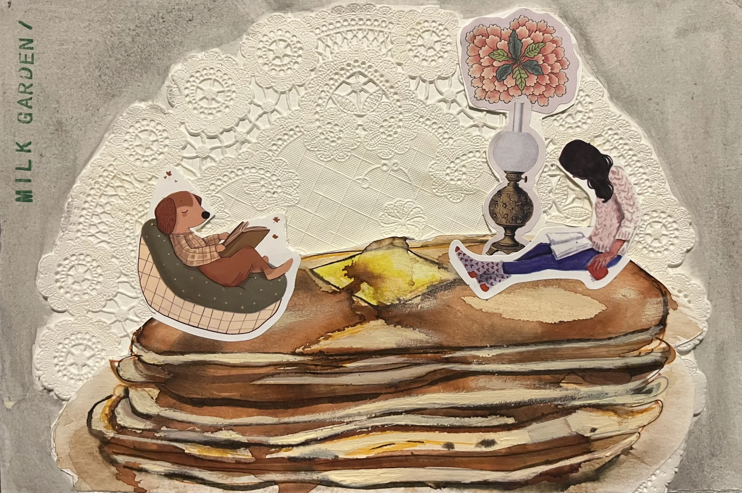 Painted pancakes + STICKERS