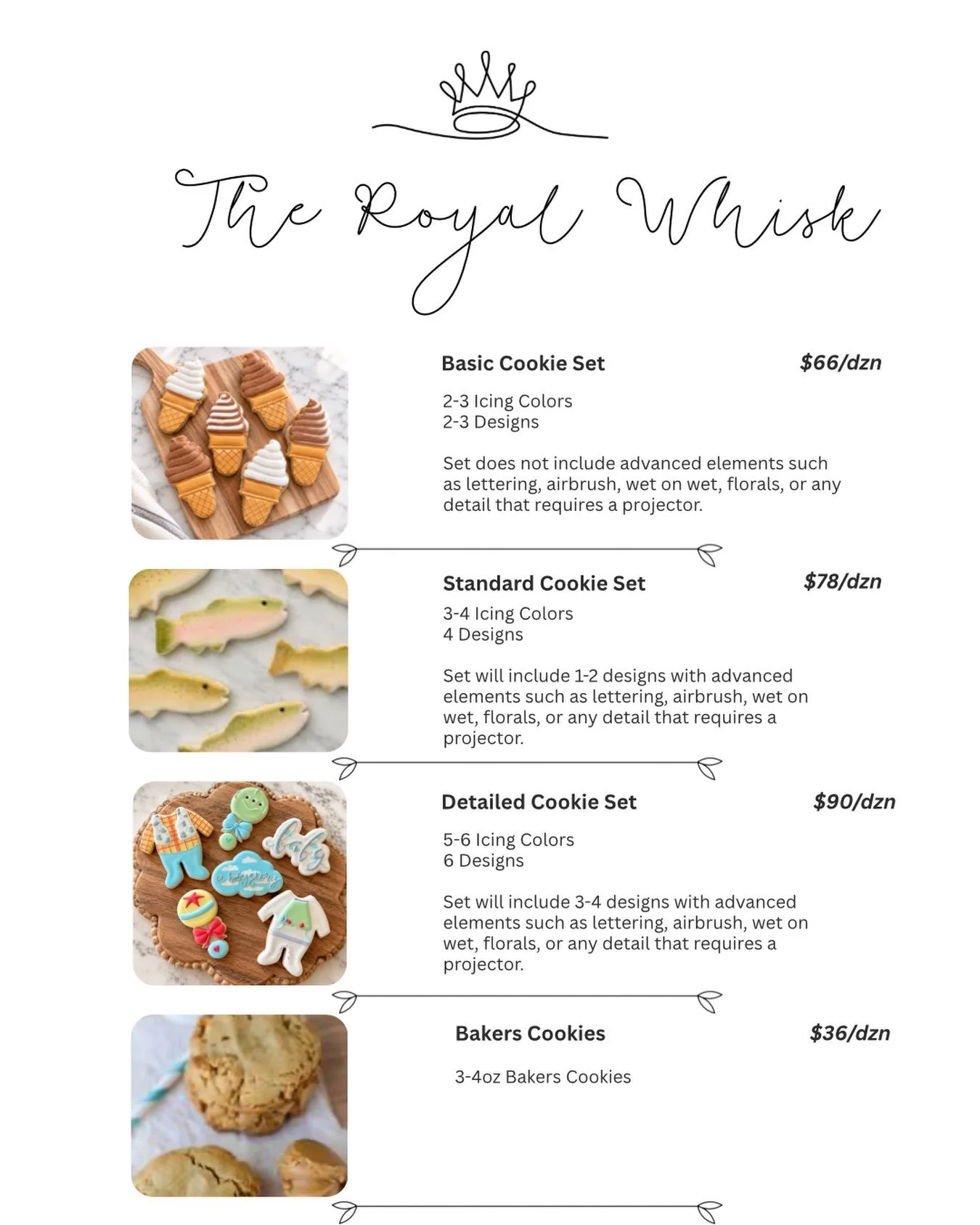 A FRESH LOOK, SAME SWEET LOVE!

We are so excited to introduce the refreshed look of The Royal Whisk!

As our little bakery continues to grow, we wanted our branding to grow with us. We&rsquo;ve embraced a cleaner, more timeless, and elegant style th