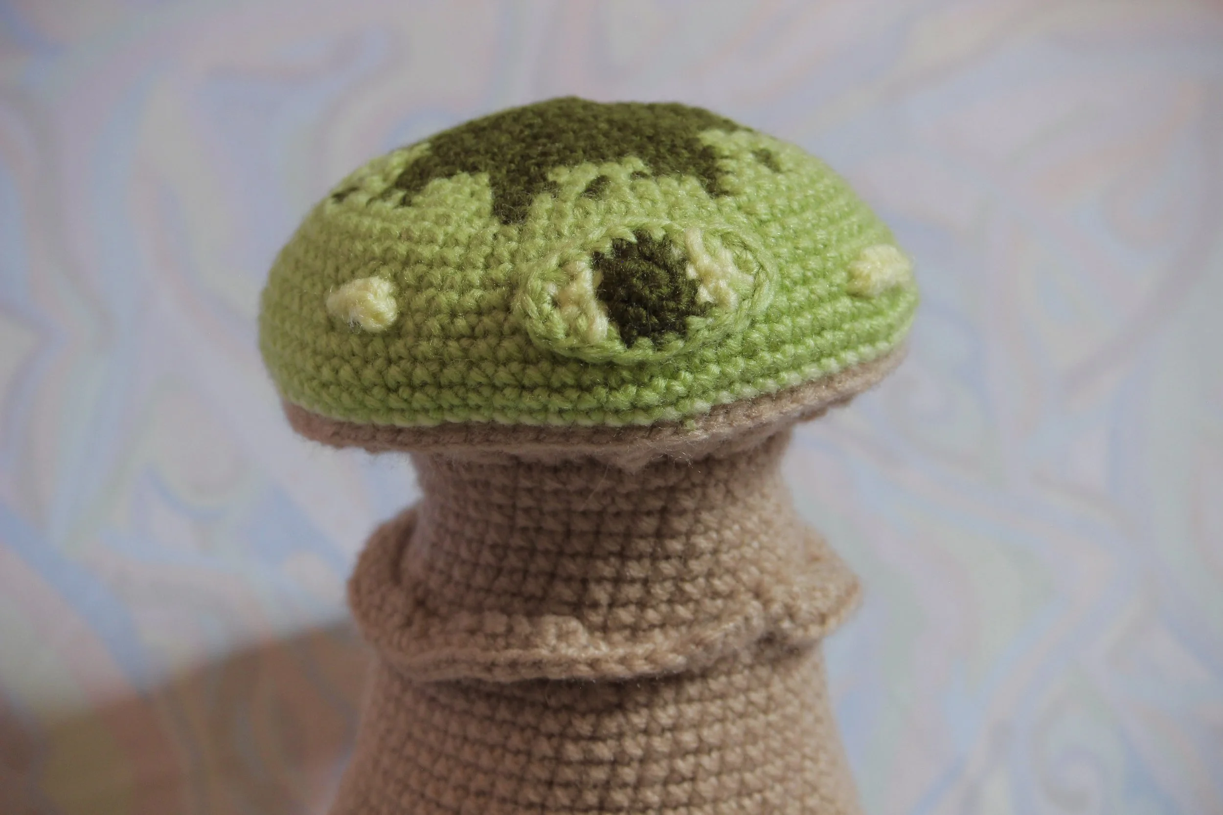 WHIMSY GREEN MUSHROOM PLUSH