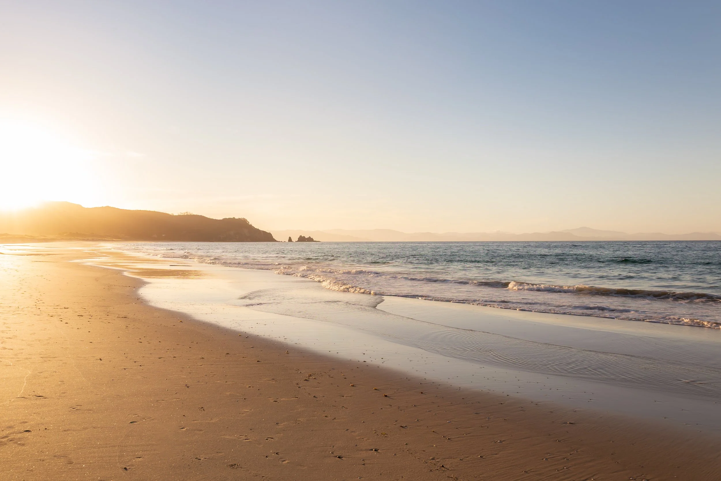 Opito Bay Beach beside Opito Point Lodge - Luxury Accommodation in Coromandel, New Zealand