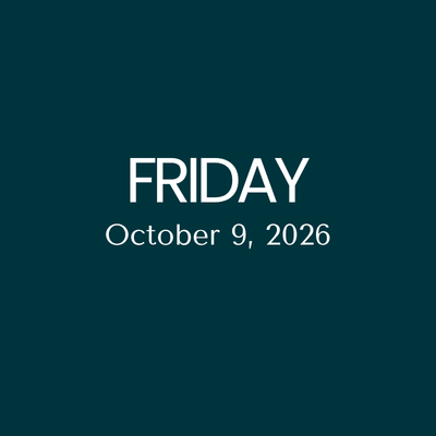 900 Square Feet Newsletter October 9, 2026