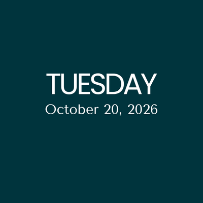 900 Square Feet Newsletter October 20, 2026