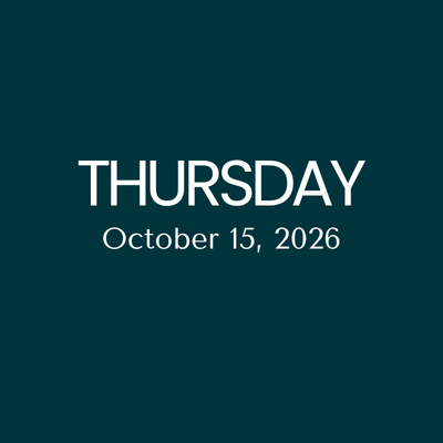 900 Square Feet Newsletter October 15, 2026